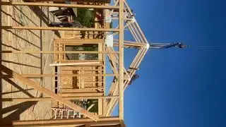 Truss day!! Little fun with Dickamore construction and smith crane services