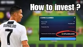 Learn how to invest to earn billion of coins FC mobile (F2P users guide)