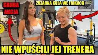 REKORDZISTKA ŚWIATA 223 KG - ZUZANNA KULA W AKCJI TRENING Z DZIENNIKARKĄ TVREKLAMA SPRAWA TRENERA