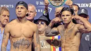 Mario Barrios vs. Ryan Garcia &bull; FULL WEIGH IN & FINAL FACE OFF | DAZN Boxing