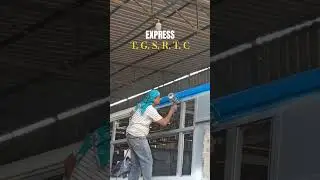 painting 🖌️ express #hyderabad#painting#artist#bus#trending#music #viral#government#telangana