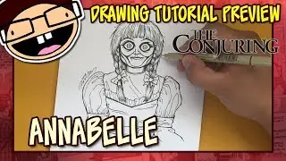 [PREVIEW] How to Draw ANNABELLE (The Conjuring) | Tutorial Time Lapse