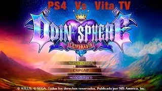Odin Sphere PS4 vs Vita TV Graphics Comparison