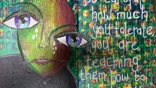 Art journalling brain dump: How to journal big emotions without worrying about people reading them