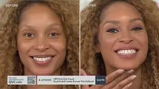 LWYA by Kim Gravel Dual Ended Cream Bronzer Stick & Brush on QVC