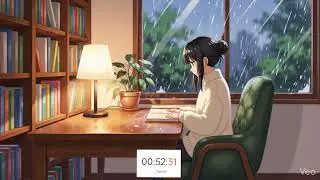 Study With Me 🌿 | 1 Hour | Anime Aesthetic | Lofi | No Talking