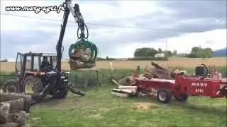 Fendeuse horizontale 50 tonnes avec radiocommande