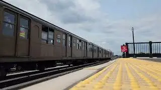 BMT 100th Anniversary - BMT Standards bypassing Bay Parkway (IND Culver Line)