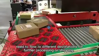 VPAI parcel sorting conveyor