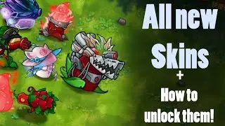 Showcasing All New Plant Skins + How to unlock them | PvZF 2.5.1
