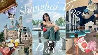 【上海vlog#2】ディズニーのズートピアエリアが最高すぎた🐰🦊ホテルプールで中国ファミリーと交流🇨🇳