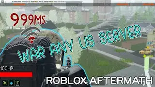 Roblox Aftermath WAR! I Use Mobile Internet VS Many People At Us Server