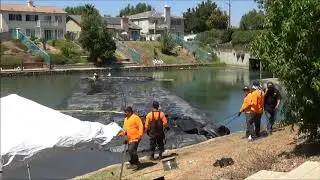 Residential Lake Excavation Isolation with 12ft AquaDam (2019)