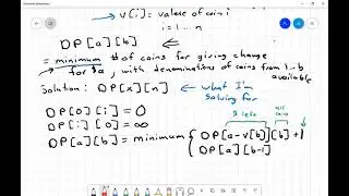 Coin Change - Dynamic Programming Example 2