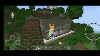 Snow building a tunnel and a SURPRISE😮  #games #minecraft  #tunnel  #surprise