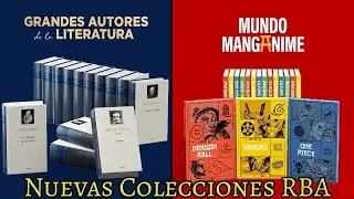 📚Grandes Autores de la Literatura + Mundo Manganime, nuevas colecciones de #RBA 2026📚