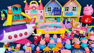 12 Minutes Satisfying with Unboxing Peppa Pig Deluxe Playground. Toys World Plus.ASMR | Review Toys