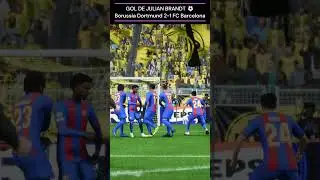 GOL DE JULIAN BRANDT ⚽ Borussia Dortmund 2-1 FC Barcelona 🇩🇪🇪🇸