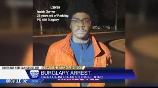 Burglary suspect arrested after breaking into Redding business