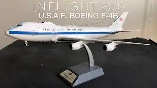 United States Air Force E-4B by Inflight200 / Nightwatch / The Doomsday Plane / Unboxing & Review