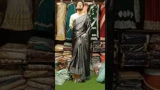 Grey Colour Saree #newsaree #indiansaree #pakistanisaree #premiumsaree #fancysaree #sareefashion