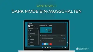 Dark Mode ein-/ausschalten [Windows 11]
