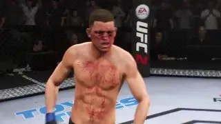 UFC 2 BLOODY FIGHT CRAZY ENDING!!!!!