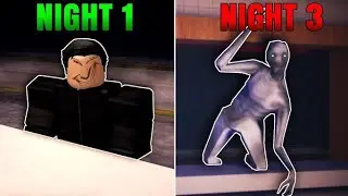 Working at night in horror shop 