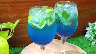 Blue Lagoon Mocktail Recipe | Blue Curacao Mojito | Summer Cooler | Mojito | Summer Drinks