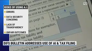 State addresses use of AI for filing taxes