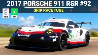 Forza Horizon 5 - 2017 Porsche 911 RSR #92 GT Team, FH5 Grip Race Build, Tune & Customization