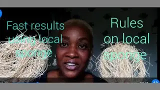 Fast results using local sponge