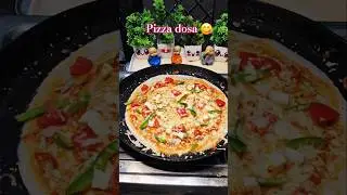 Dosa bana pizza 😱pizaa dosa 🍕 😋#shorts #viral