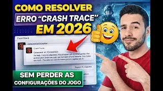 COMO RESOLVER ERRO &ldquo;CRASH TRACE&rdquo; NO POINT BLANK EM 2026 (SEM PERDER CONFIG)