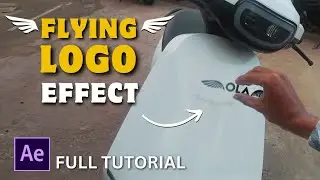 How to Create This Flying Logo Animation | Start To End Tutorial in After Effects | No Plugin