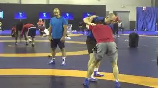 Sadulaev working out in Paris
