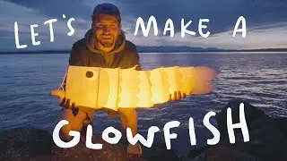 making a fish lamp