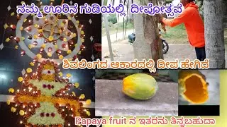 #New vlog #trend today # ದೀಪೋತ್ಸವ #.              #thriveniramesh official 