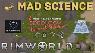 Mad Science - Ep. 1 - Rimatomics & Vanilla Genetics Expanded - Twitch Streams #rimworld