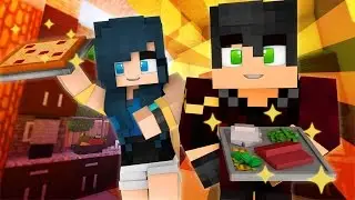 Minecraft Cooking Challenge - THE FOOD BATTLE!! (Minecraft Roleplay)