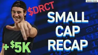 Small Cap Recap: +$5K | Bryce&rsquo;s Outfit Affects His Trading &mdash; Recovers From a Potential Red Day