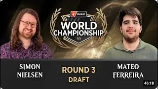 Simon Nielsen vs Mateo Ferreira | ROUND 3 | DRAFT Duskmourn | Magic World Championship 30
