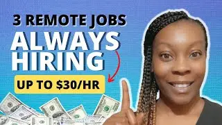 3 Remote Jobs Always Hiring | WORK FROM HOME JOBS 2023 | Remote Jobs Hiring Worldwide #remotejobs