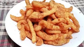 Leftover Rice Crispy Kurkure Snacks Recipe | Zero Waste Kids' Favorite Snack