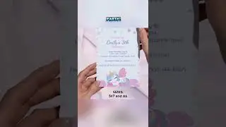 Unicorn Birthday Invitation