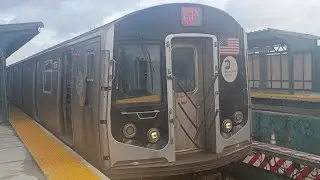 R160 J train: Riding The J train From 121 St To Woodhaven Blvd 