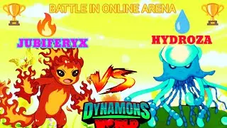 P&Oslash;WER TEST - Jubiferyx Vs Hydroza| Dynamons World 🌍 Top Class Legendary Intense Fight 🔥| Best Legend