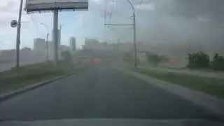 Ураган в Новосибирске. 12.07.2014