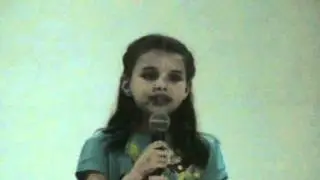 Analise Marin 8 years old singing Rainbow Connection