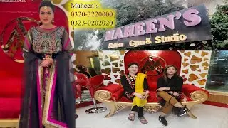 Maheen's beauty parlour  visit  by I kanwal anees